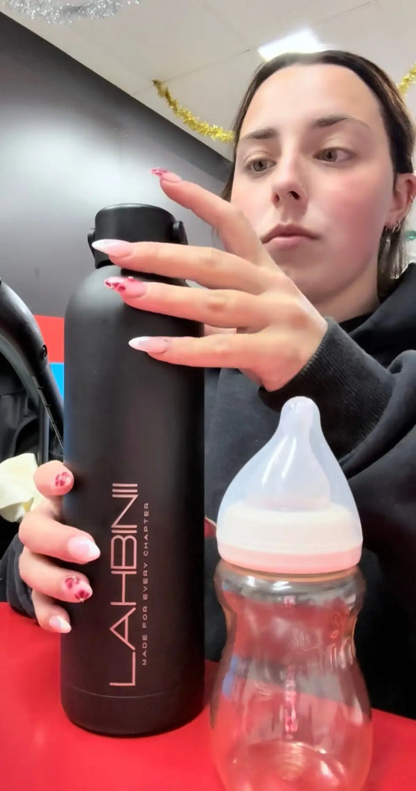Lahbinii Formula Feeding Thermos Bottle (Black) - Lahbinii