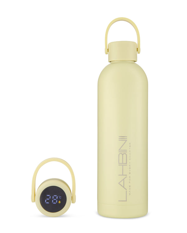 Lahbinii QuickFormula LED Thermos Bottle-Yellow
