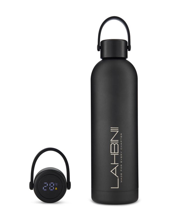 Lahbinii QuickFormula LED Thermos Bottle-Black