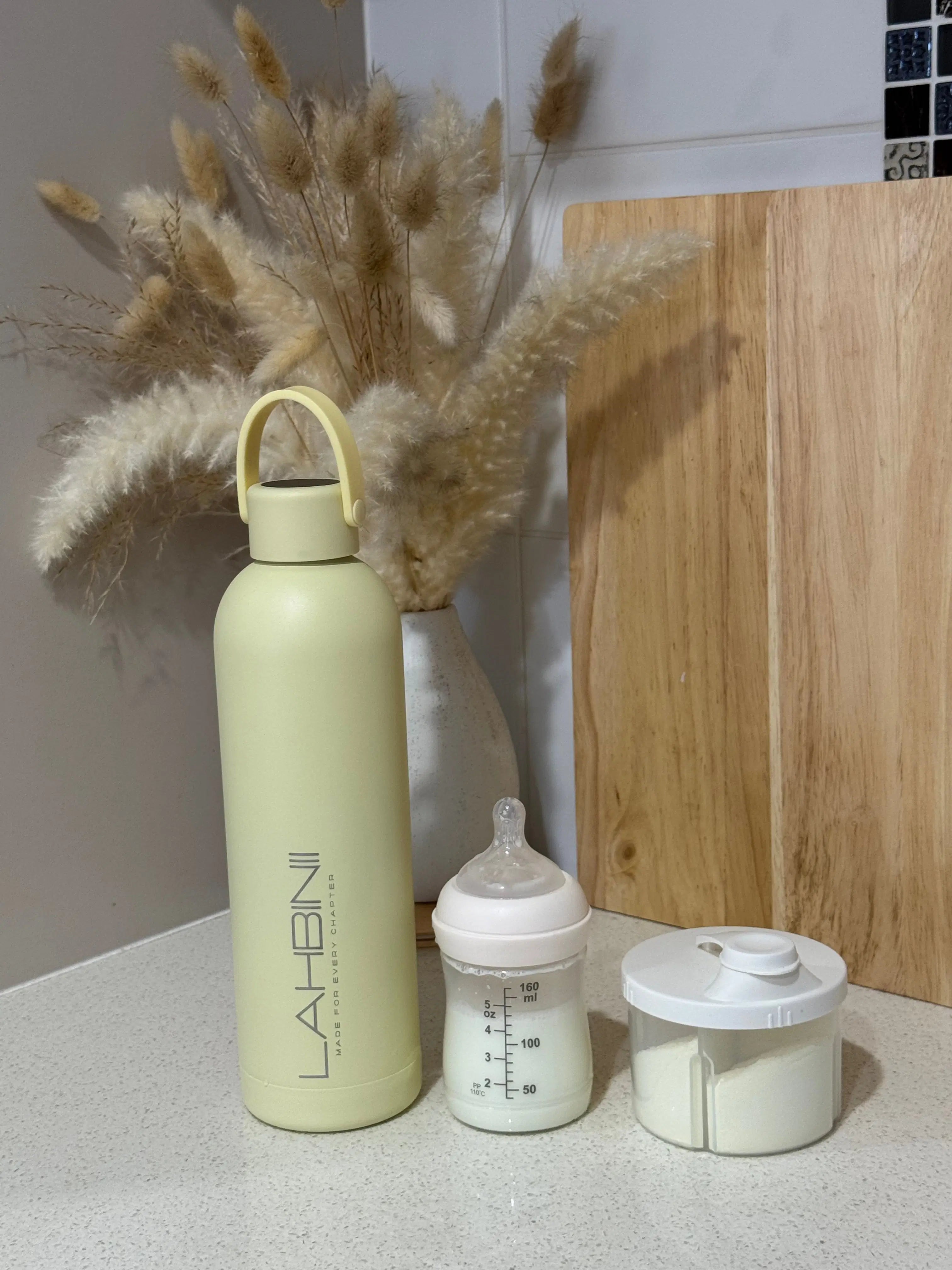 Lahbinii Formula Feeding Thermos Bottle (Yellow) - Lahbinii